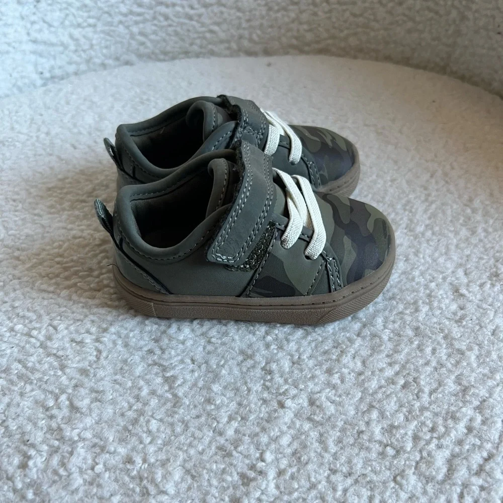 Carters Boy Camel Green Shoes | 3